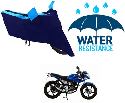 RONISH Waterproof Two Wheeler Cover for Bajaj(XCD 125cc, Blue)