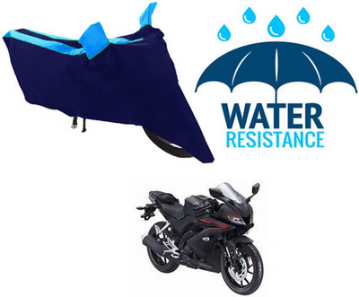 RONISH Waterproof Two Wheeler Cover for Yamaha(R15 V3, Blue)