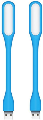 RPMSD Pack of 2 Flexible mini USB LED light Pack of 2 USB LED Lamp 5V 1.2W Portable Flexible Light with USB For Power bank Computer Led Light(Blue)