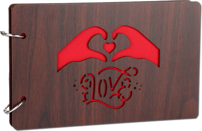 SEHAZ ARTWORKS Hands-Heart Album(Photo Size Supported: 6 X 4 inch)