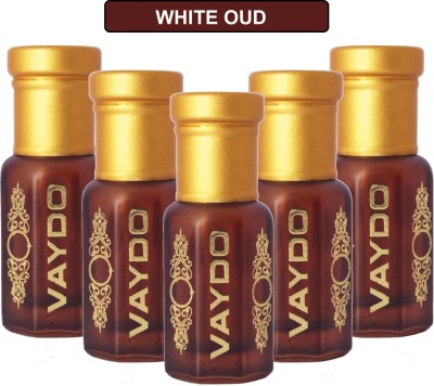 vaydo White OUD Attar/Perfume 6*5=30ML (Long Lasting 24 hrs, Alcohol-Free Roll)(Total 5 piece) Floral Attar(Oud (agarwood))