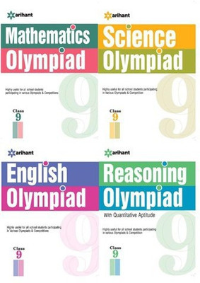 Olympiad Books Practice Sets Reasoning,Mathematics,Science,English class 9th(English, Paperback, unknown)