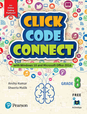 Click Code Connect |Class 8| First Edition|By Pearson(Paperback, Anshu Kumar, Shweta Malik)