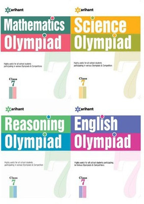 Olympiad Books Practice Sets Reasoning,Mathematics,Science,English class 7th(English, Paperback, unknown)