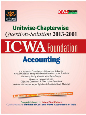 Unitwise-Chapterwise Icwa Foundation Accounting(English, Paperback, unknown)
