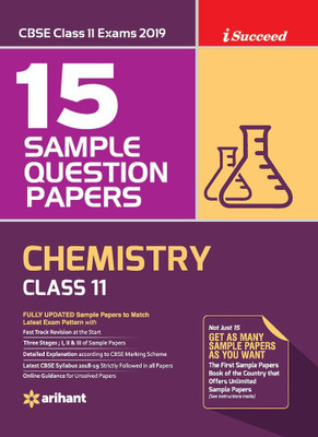 15 Sample Question Papers Chemistry Class 11th Cbse(English, Paperback, unknown)