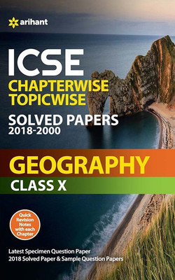 Icse Chapterwise-Topicwise Solved Papers Geography Class 10th(English, Paperback, unknown)
