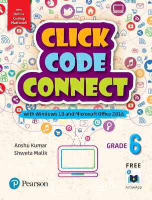 Click Code Connect |Class 6 |First Edition| By Pearson(Paperback, Anshu Kumar, Shweta Malik)