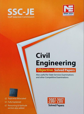 SSC JE: Civil Engineering - Objective Solved Papers(English, Paperback, unknown)