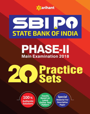 Sbi Po Phase II Practice Sets Main Exam 2018(English, Paperback, unknown)