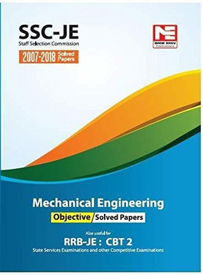 Ssc (Rrb-Je) Mechanical Engineering Objective Solved Papers(English, Paperback, unknown)