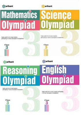 Olympiad Books Practice Sets Reasoning,Mathematics,Science,English class 3rd(English, Paperback, unknown)