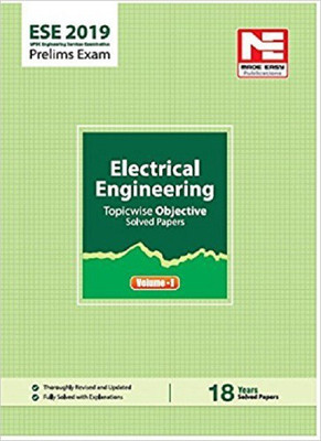 ESE 2019 Prelims Exam: Electrical Engineering - Topicwise Objective Solved Paper - Vol. I(English, Paperback, unknown)