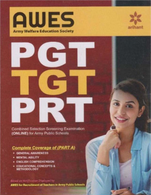 Awes (Army Welfare Education Society) Pgt Tgt Prt Complete Coverage of (Part A)(English, Paperback, unknown)