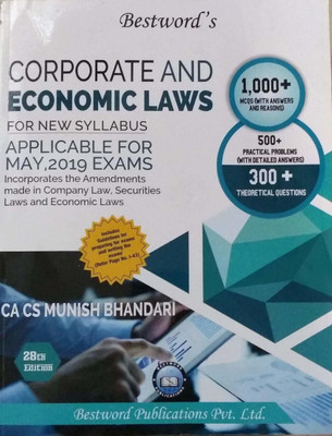 Corporate and Economic Law for New Syllabus Applicable for May 2019 Exams(English, Paperback, unknown)