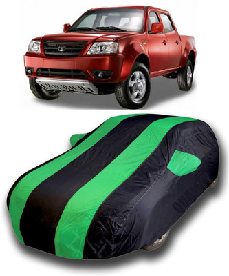 SanginiSang Car Cover For Tata Xenon (With Mirror Pockets)(Blue, Green)