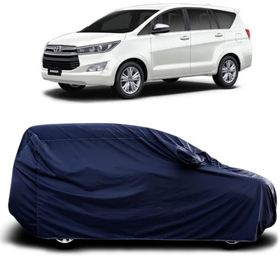 SanginiSang Car Cover For Toyota Innova Crysta (With Mirror Pockets)(Blue)
