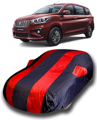 KASHYAP ENTERPRISE Car Cover For Maruti Suzuki Ertiga (With Mirror Pockets)(Red, Blue)