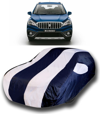 KASHYAP FASHION WORLD Car Cover For Maruti Suzuki S-Cross (With Mirror Pockets)(White)