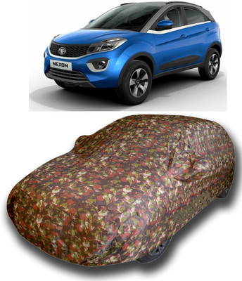 SanginiSang Car Cover For Tata Nexon (With Mirror Pockets)(Multicolor)