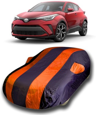 SanginiSang Car Cover For Toyota C-HR (With Mirror Pockets)(Blue, Orange)