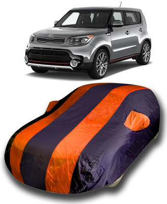 KASHYAP ENTERPRISE Car Cover For Kia Soul (With Mirror Pockets)(Orange)