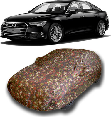 SanginiSang Car Cover For Audi A6 (With Mirror Pockets)(Multicolor)