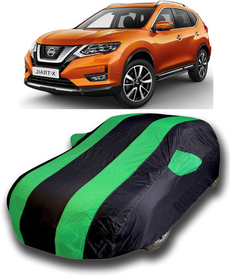 KASHYAP FASHION WORLD Car Cover For Nissan X-Trail (With Mirror Pockets)(Green)