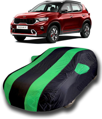 KASHYAP ENTERPRISE Car Cover For Kia Sonet (With Mirror Pockets)(Green)