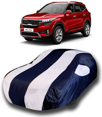 KASHYAP ENTERPRISE Car Cover For Kia SELTOS (With Mirror Pockets)(White)