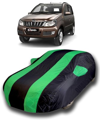 KASHYAP FASHION WORLD Car Cover For Mahindra Quanto (With Mirror Pockets)(Green)