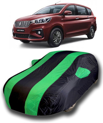 siddharth fashion Car Cover For Maruti Suzuki Ertiga (With Mirror Pockets)(Green)