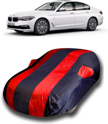 Gavya Car Cover For BMW 5 Series GT (With Mirror Pockets)(Blue, Red)
