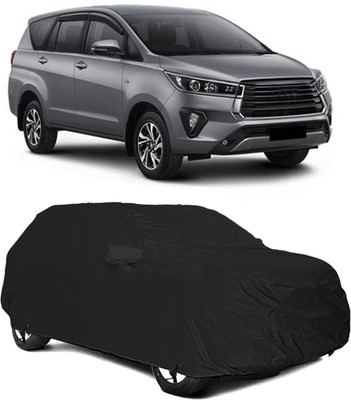 STARIE Car Cover For Toyota Innova Crysta (With Mirror Pockets)(Black, For 2019, 2020 Models)