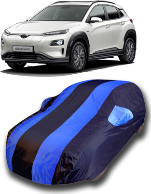 SanginiSang Car Cover For Hyundai Kona Electric (With Mirror Pockets)(Blue)