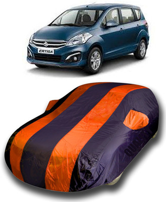 KASHYAP FASHION WORLD Car Cover For Maruti Suzuki Ertiga (With Mirror Pockets)(Orange)