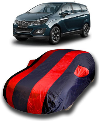 KASHYAP ENTERPRISE Car Cover For Mahindra Marazzo (With Mirror Pockets)(Red)