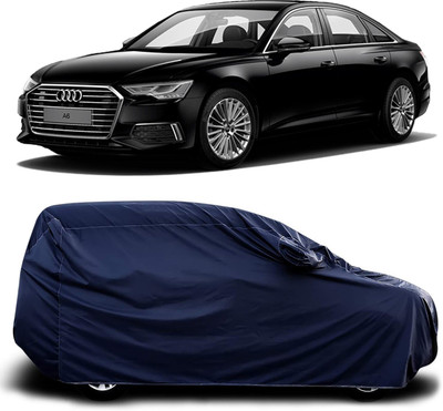 SanginiSang Car Cover For Audi A6 (With Mirror Pockets)(Blue)
