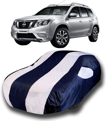 KASHYAP ENTERPRISE Car Cover For Nissan Terrano (With Mirror Pockets)(White)