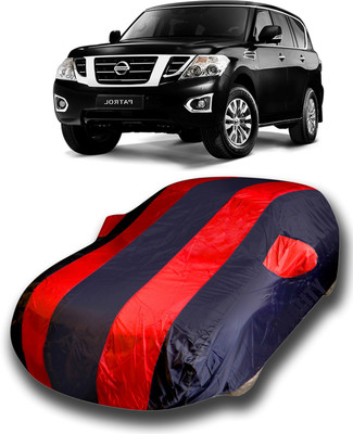 Gavya Car Cover For Nissan Patrol (With Mirror Pockets)(Red)