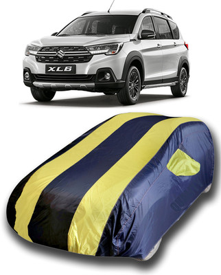 SanginiSang Car Cover For Maruti Suzuki XL6 (With Mirror Pockets)(Yellow)