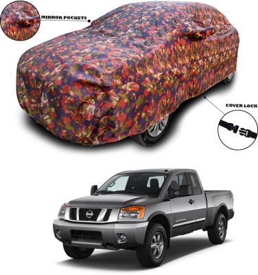 ANTHUB Car Cover For Nissan Titan (With Mirror Pockets)(Multicolor)