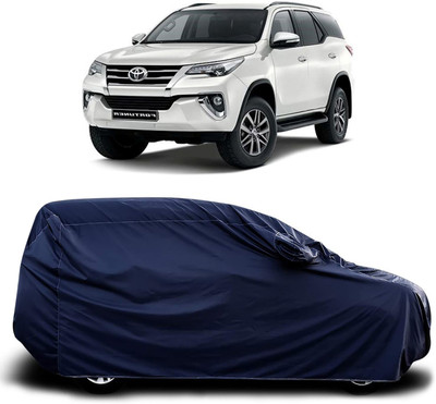 KASHYAP FASHION WORLD Car Cover For Toyota Fortuner (With Mirror Pockets)(Multicolor)