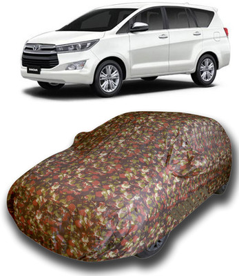 KUSHWAHA Car Cover For Toyota Innova Crysta (With Mirror Pockets)(Multicolor)