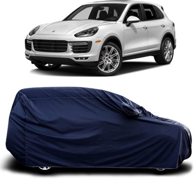 KASHYAP ENTERPRISE Car Cover For Porsche Cayenne (With Mirror Pockets)(Blue)