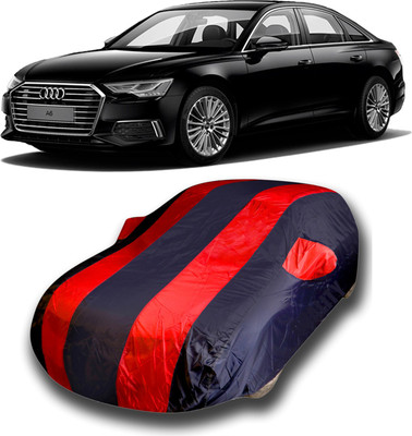 SanginiSang Car Cover For Audi A6 (With Mirror Pockets)(Red, Blue)