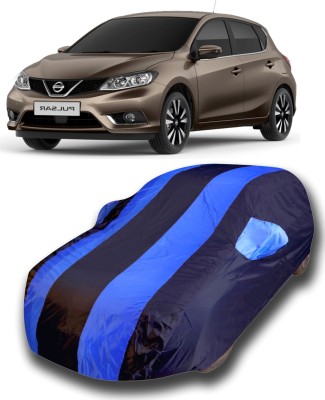 KUSHWAHA Car Cover For Nissan Pulsar (With Mirror Pockets)(Blue)