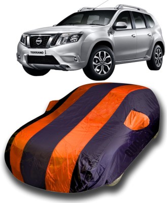 THE REAL ARV Car Cover For Nissan Terrano (With Mirror Pockets)(Orange)