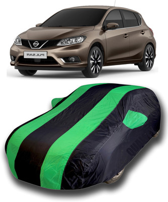 KUSHWAHA Car Cover For Nissan Pulsar (With Mirror Pockets)(Green)