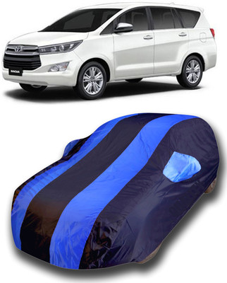SanginiSang Car Cover For Toyota Innova Crysta (With Mirror Pockets)(Blue)